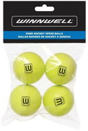 Winnwell Balónek Speed žluté (4pack), žlutá - Hokejbalový míček