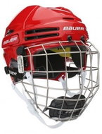 Bauer IMS 5.0 Combo 2019 SR, Red, Senior, size M, 54-58cm - Hockey Helmet