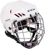 CCM 50 Combo SR, White, Senior, size XS, 48-53cm - Hockey Helmet