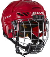 CCM Fitlite 3DS Combo YTH, Red, Children's, 47-55cm - Hockey Helmet