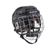 CCM Fitlite 3DS Combo YTH, Black, Children's, 47-55cm - Hockey Helmet