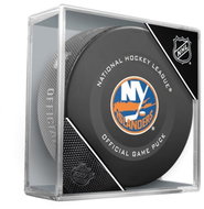 InGlasCo NHL Official Game Puck, 1pc, New York Islanders - Puck