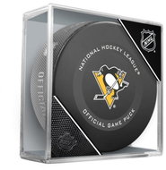 InGlasCo NHL Official Game Puck, 1pc, Pittsburgh Penguins - Puck