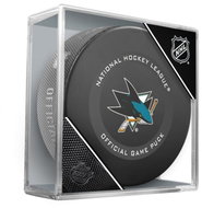 InGlasCo NHL Official Game Puck, 1pc, San Jose Sharks - Puck