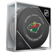 InGlasCo NHL Official Game Puck, 1pc, Minnesota Wild - Puck