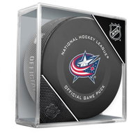 InGlasCo NHL Official Game Puck, 1pc, Columbus Blue Jackets - Puck