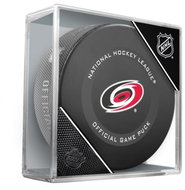 InGlasCo NHL Official Game Puck, 1pc, Carolina Hurricanes - Puck