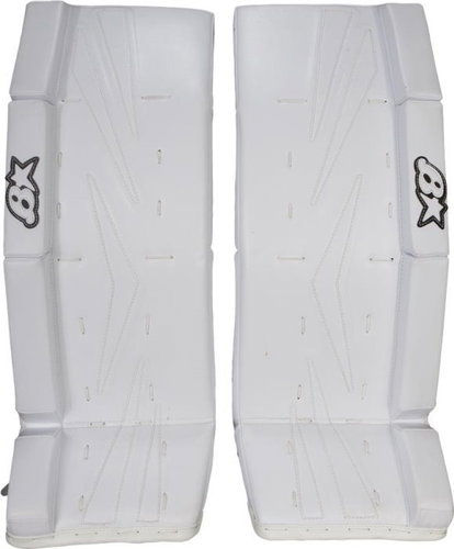 Brian's Net Zero INT, White, Intermediate, 30+1“ - Goalie Pads - Main image