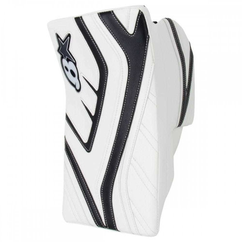 Brian’s G-NETiK IV SR, White-Dark Blue-Black, Senior, Classic Guard - Blocker - Main image