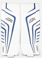 Brian's Optik 9.0 INT, White-Blue, Intermediate, 32+1“ - Goalie Pads