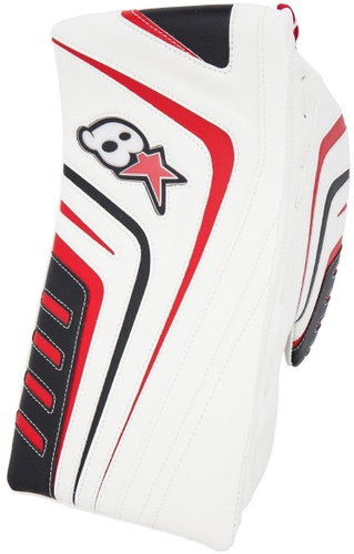 Brian’s Optik 9.0 SR, White-Black-Red, Senior, Classic Guard - Blocker - Main image