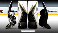 Brian’s Optik 2 SR, White-Black-Red, Senior, 35+1“ - Goalie Pads