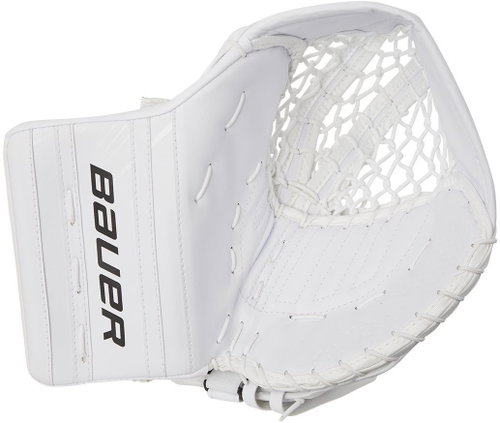 Bauer GSX S20 INT, White, Intermediate, Backhand Guard - Catch Glove - Main image