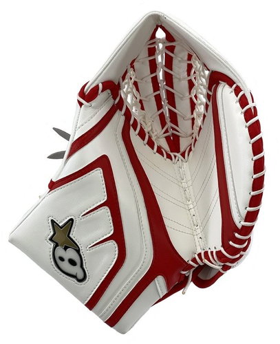Brian’s G-netik X JR, White-Red, Junior, Backhand Guard - Catch Glove - Main image