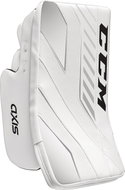CCM Axis SR, White, Senior, Backhand Guard - Blocker