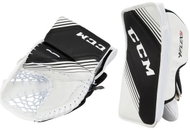 CCM YTFlex 2 YTH, White-Black, Kids', Backhand Guard - Catch Glove