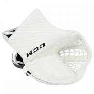 CCM EFlex 4.9 SR, White, Senior, Backhand Guard - Catch Glove