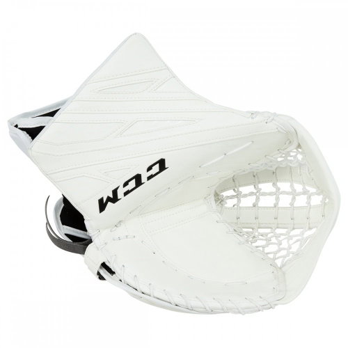 CCM EFlex 4.9 SR, White, Senior, Backhand Guard - Catch Glove - Main image