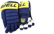 Winnwell Classic 4-Roll JR, tmavo modrá-žltá, Junior, 12" - Hokejové rukavice