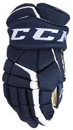 CCM Super Tacks AS1 JR, tmavo modrá-biela, Junior, 11" - Hokejové rukavice