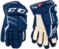 CCM Jetspeed FT350 JR, Dark Blue/White, Junior, 10" - Hockey Gloves