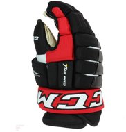CCM Tacks 4R Pro JR, Junior, 12", čierna-červená-biela - Hokejové rukavice