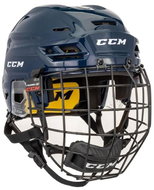 CCM Tacks 210 Combo SR, tmavě modrá, Senior, M, 55-60cm - Hokejová helma