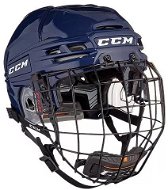 CCM Tacks 910 Combo SR, tmavě modrá - Hokejová helma