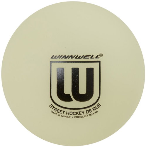 Winnwell Balls Glow in the dark 3 pieces glowing, Medium - Ball Hockey Ball - Main image