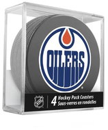 InGlasCo NHL Coasters Cube Edmonton Oilers - Puck