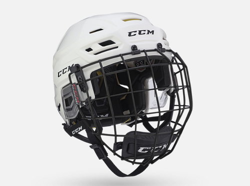 CCM Tacks 310 Combo SR, white, Senior, size 2, mm. M, 55-59cm - Hockey Helmet - Main image