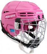 Bauer Prodigy Combo YTH, růžová, Dětská, 48-53cm - Hokejová helma