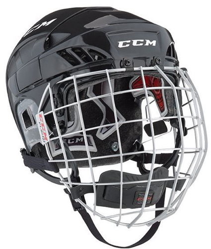 CCM Fitlite 60 Combo SR, White, Senior, size L, 58-63cm - Hockey Helmet - Main image