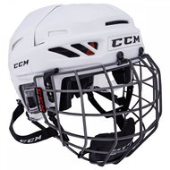 CCM Fitlite 90 Combo SR, White, Senior, size S, 51-56cm - Hockey Helmet