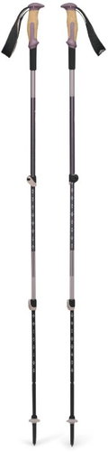 Black Diamond TRAIL VISTA SHOCK Dark Mauve - Trekking Poles - Main image