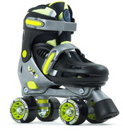 SFR - Hurricane V3 Black/Yellow - adjustable trekking skates Size (skates): M (30.5, 32, 33, 34 - Roller Skates