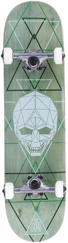 Enuff - Geo Skull Green 8" - skateboard - Skateboard - Main image