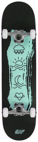 Enuff - Icon Green - 7.75"/7.25"- skateboard Dimensions: 7.75" inches - Skateboard - Main image