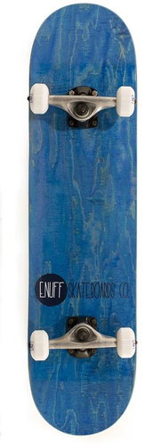 Enuff - Logo Stain - 8" - Blue skateboard - Skateboard - Main image