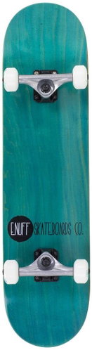 Enuff - Logo Stain - 8" - Teal Skateboard - Skateboard - Main image