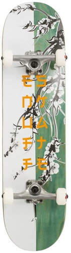 Enuff - Cherry Blossom White/Teal 8" - skateboard - Skateboard - Main image