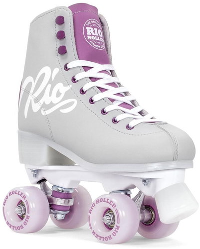 Rio - Roller Script Grey/Purple - trekking skates Size (skates): 42 - Roller Skates - Main image