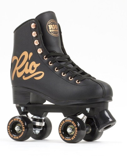 Rio - Roller Script Quad Rose Black - trekking skates Size (skates): 40.5 - Roller Skates - Main image
