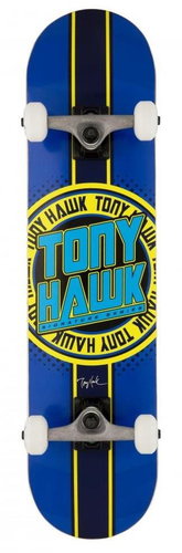 Tony Hawk SS 180+ Badge Logo Blue/Yellow - Skateboard - Main image