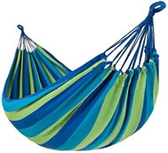 Gardlov Hammock 80 × 200 cm, blue-green stripes - Hamaka