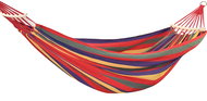 KIK KX9665 hammock 190 × 150 cm, red stripes - Hammock