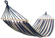 SEDCO PolyCotton 200 × 90 cm modro - bílá - Houpací síť