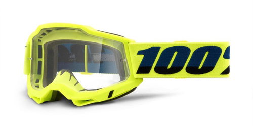 100% Speedlab Accuri 2 Goggle Fluo/Yellow Clear Lens - Cycling Glasses - Main image