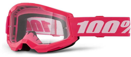 100% Speedlab Strata 2 Goggle Pink Clear Lens - Cycling Glasses - Main image