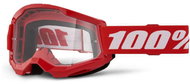 100% Speedlab Strata 2 Goggle Red Clear Lens - Cycling Glasses